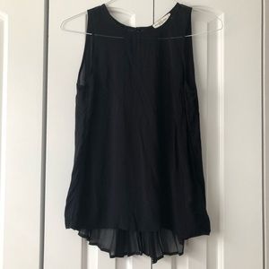 ABERCROMBIE & FITCH BLACK BLOUSE SIZE SMALL